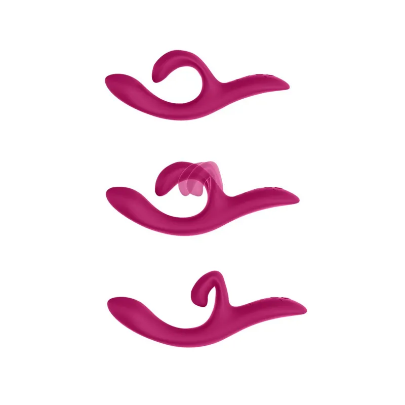 Смарт-вібратор-кролик We-Vibe Nova Fuchsia, ергономічний, регульований кут нахилу