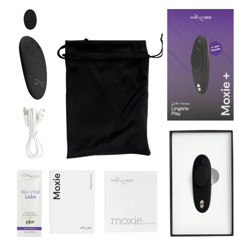 Смарт-вібратор у трусики We-Vibe Moxie+ Satin Black