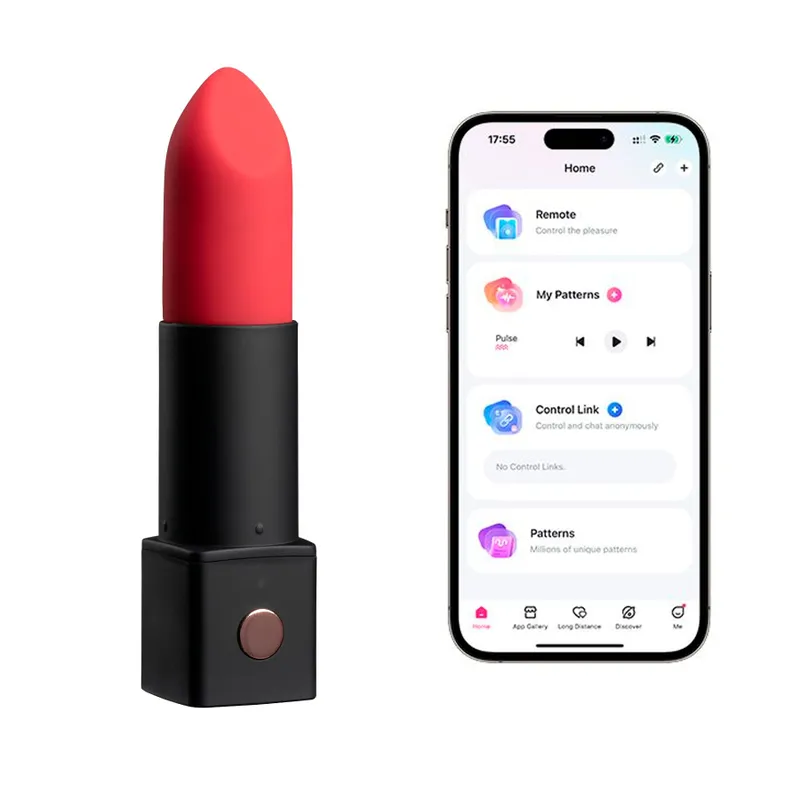 Вібратор-помада Lovense Exomoon, керування через застосунок