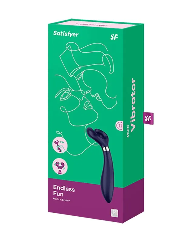 Вібратор для пар Satisfyer Endless Fun Blue, три мотори