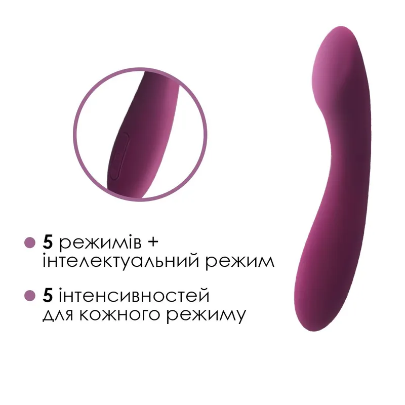 Вібратор для точки G Svakom Amy 2 з інтелектуальним режимом