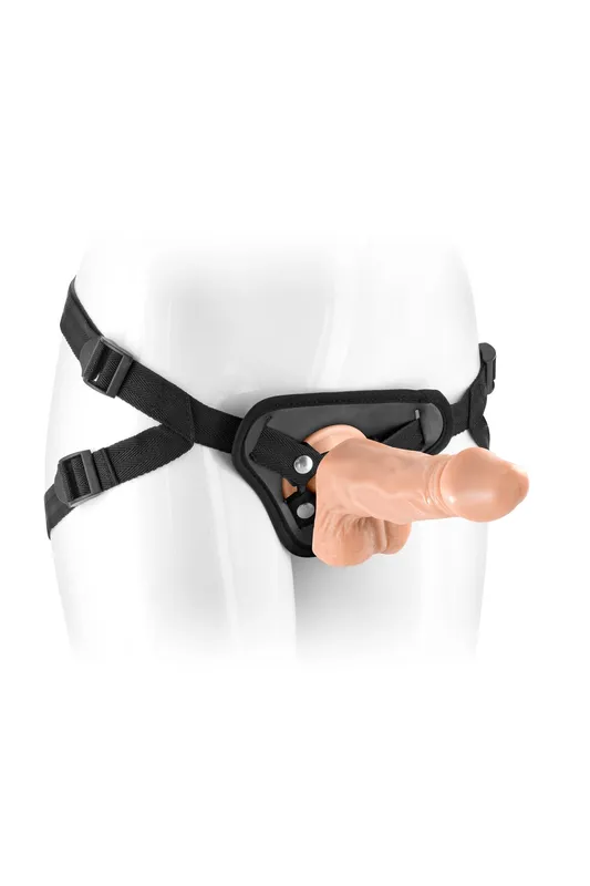 Страпон-трусики 2в1 Real Body Mike, довжина 13 см, діаметр 3,8 см