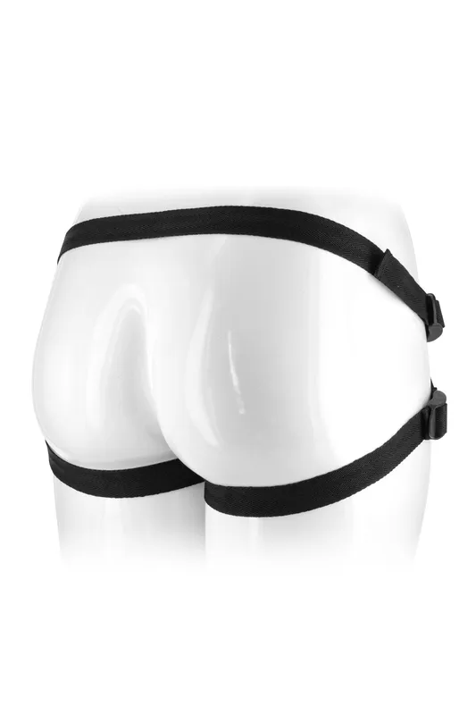 Трусики для страпона Real Body — Universal Harness, регульовані, чорні