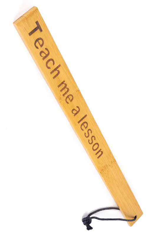 Паддл Fetish Tentation — Paddle Teach me a lesson Bamboo