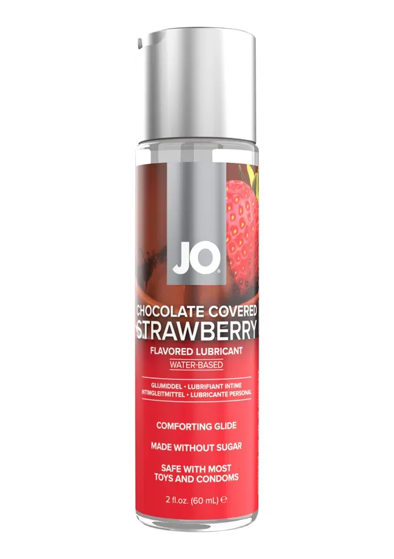 Змазка на водній основі JO Chocolate Covered Strawberry, 60 мл, без цукру