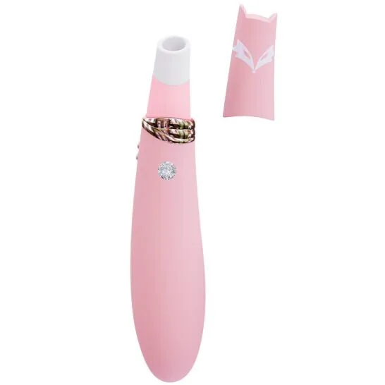 Вакуумний вібратор CuteVibe Foxy Pink з подвійною стимуляцією