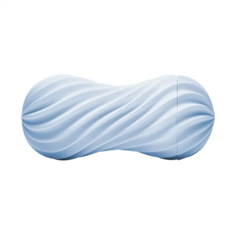 Мастурбатор Tenga FLEX Bubbly Blue із можливістю скручування та вакуумним ефектом