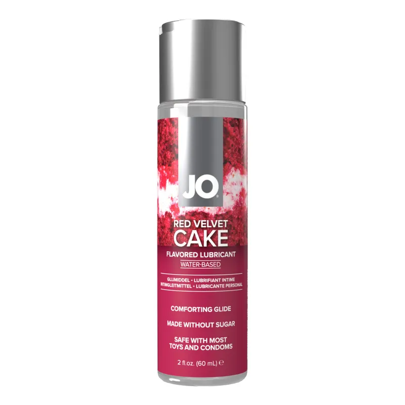 Набір смакових змазок JO Champagne & Red Velvet Cake (2×60 мл), Limited Edition