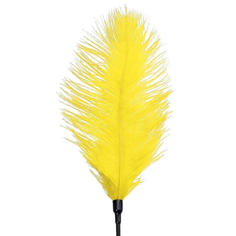 Лоскоталка зі страусиним пером Art of Sex Feather Tickler, жовта
