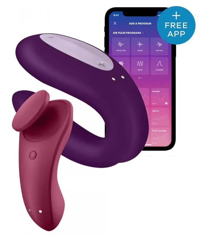 Набір Satisfyer Partner Box 1: вібратор для пар Double Joy та вібратор у трусики Sexy Secret