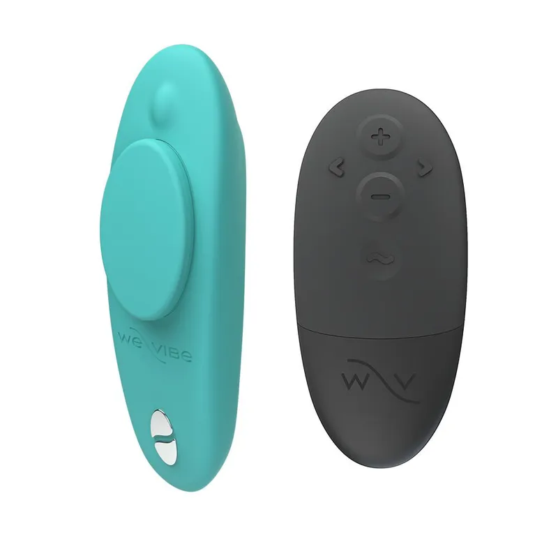 Смарт-вібратор у трусики We-Vibe Moxie+ Aqua з оновленим пультом ДУ
