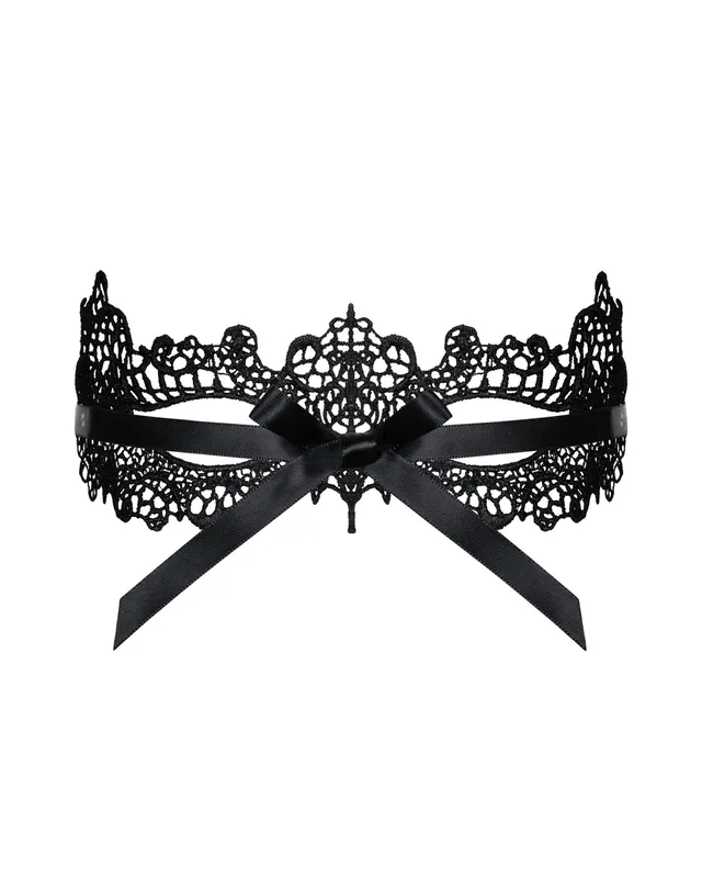 Мереживна маска Obsessive A701 mask, чорна