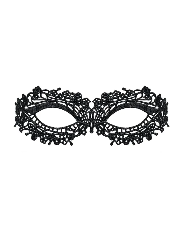 Мереживна маска Obsessive A710 mask, єдиний розмір, чорна