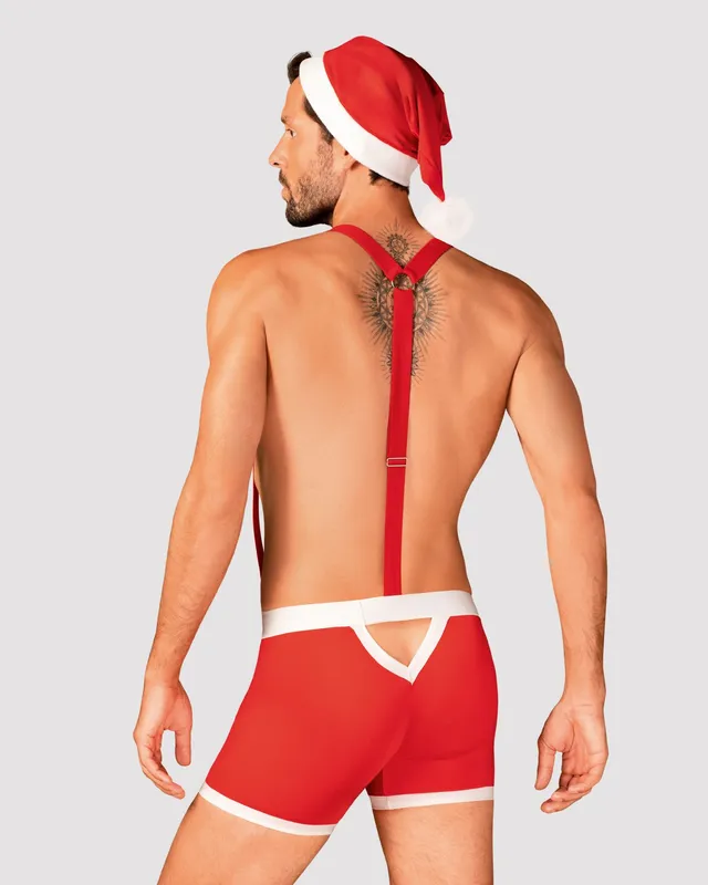 Чоловічий костюм Санта-Клауса Obsessive Mr Claus 2XL/3XL