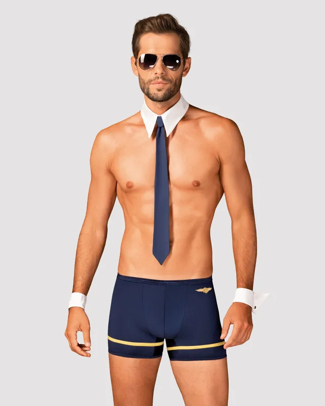 Еротичний костюм пілота Obsessive Pilotman set L/XL