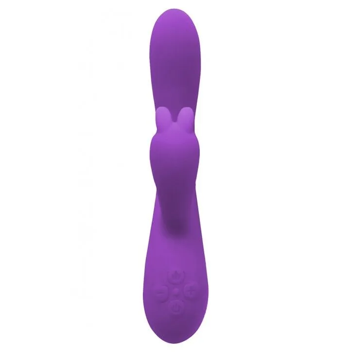 Вібратор-кролик Wooomy Gili-Gili Vibrator with Heat Purple, підігрів до 40°С