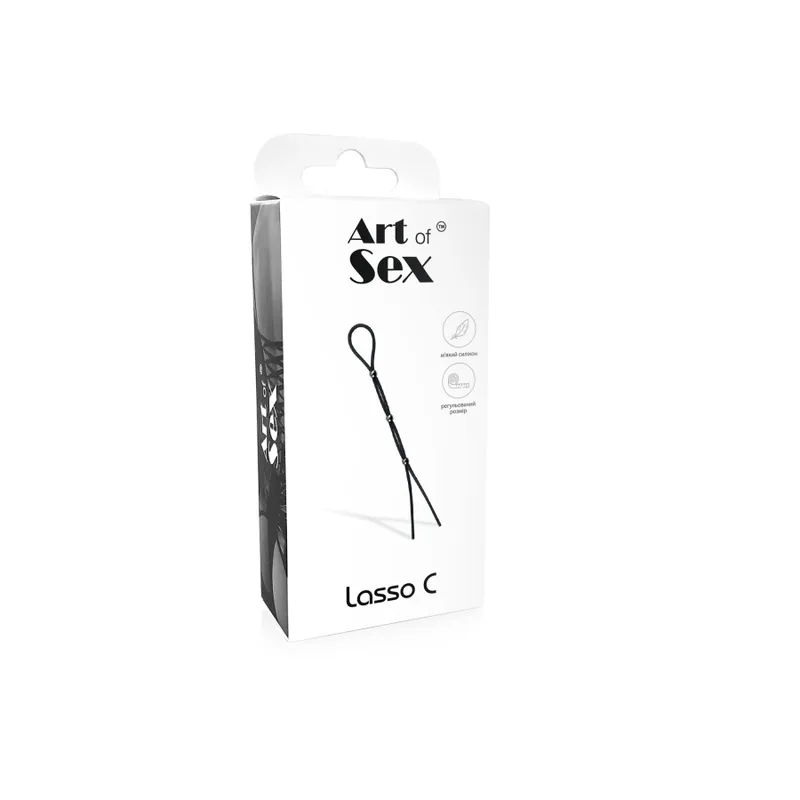Ерекційне лассо Art of Sex - Lasso C, силіконове, регульована тугість