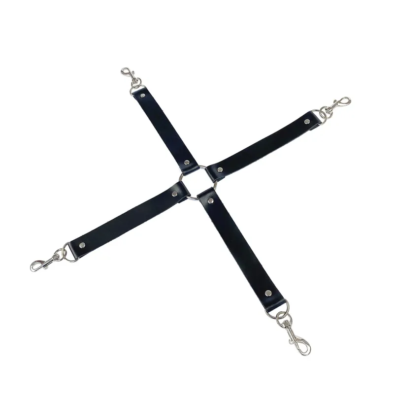 Хрестовина з натуральної шкіри Art of Sex – 4 Way Connector, чорна