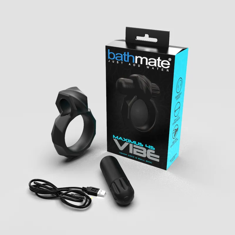 Ерекційне кільце з віброкулею Bathmate Maximus VIBE 45mm
