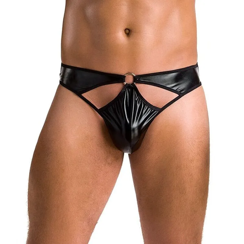 Чоловічі стринги Passion Thong Paul XXL/XXXL, чорні, під латекс