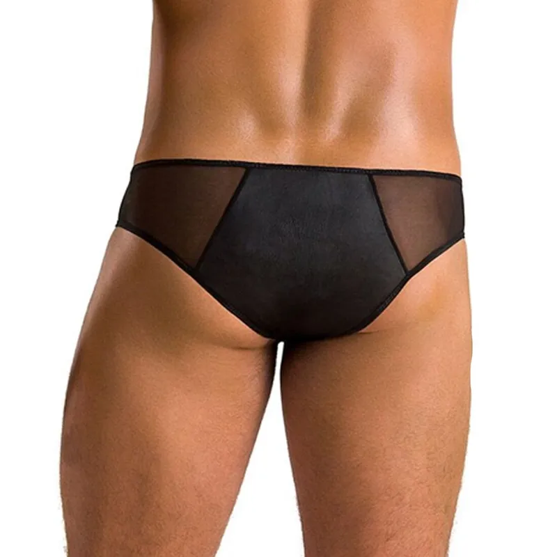 Чоловічі сліпи на блискавці Passion Slip Timmy L/XL, екошкіра, сітка