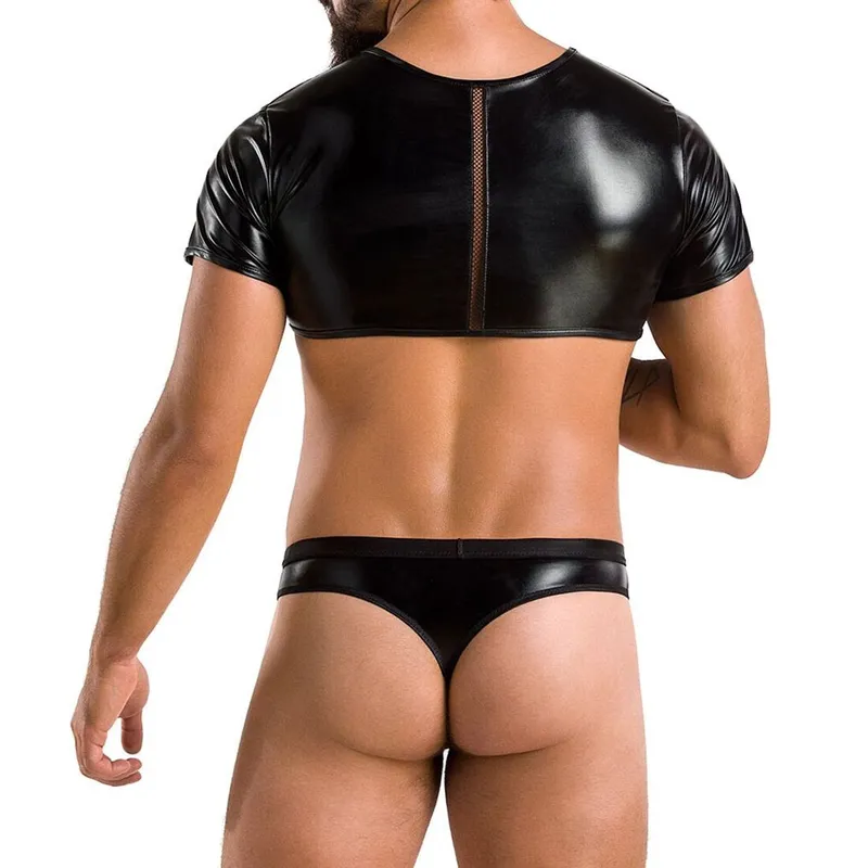 Комплект чоловічої білизни під латекс Passion Set Peter L/XL, Black