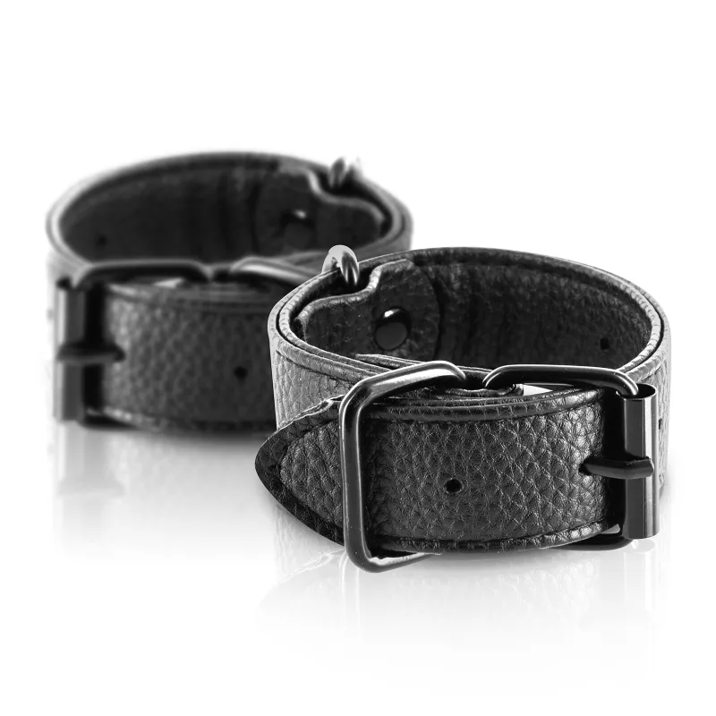 Наручники Fetish Tentation Adjustable Handcuffs, чорні, регульовані