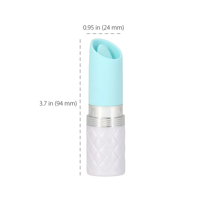 Вібратор Pillow Talk Lusty Luxurious Flickering Massager, кольору тіл (teal)
