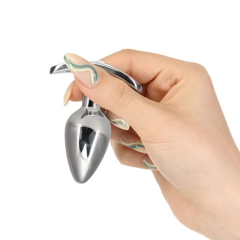 Анальна пробка Pillow Talk Sneaky Luxurious Stainless Steel Anal Plug з кристалом Swarovski
