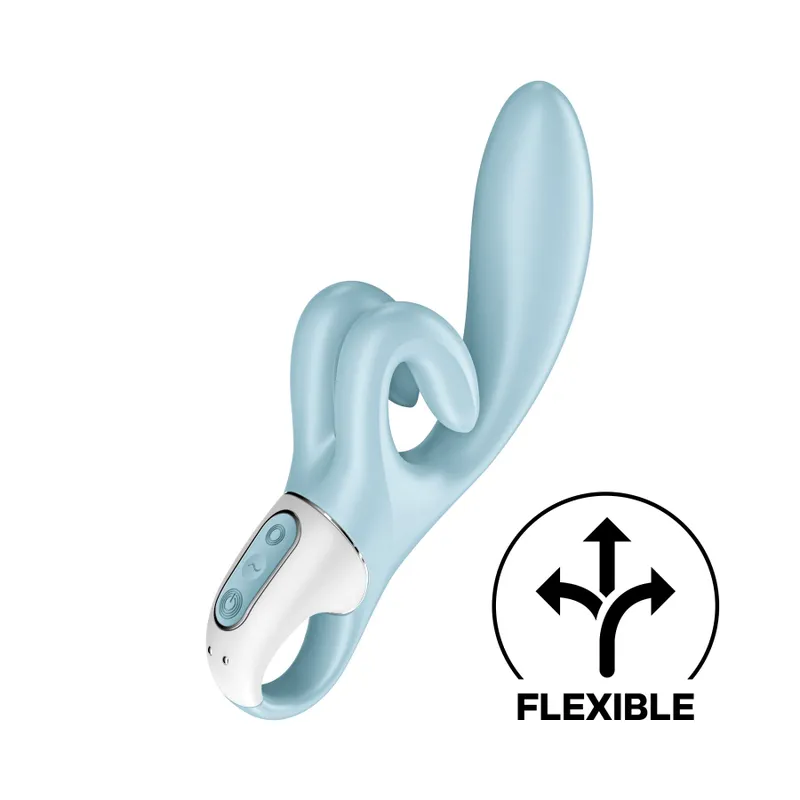 Вібратор-кролик Satisfyer Touch Me, синій, 3 мотори