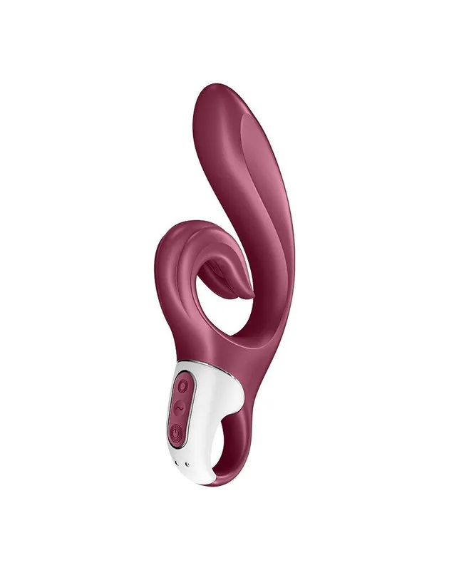 Вібратор-кролик Satisfyer Love Me Red, гнучкий, з потрійним кінчиком