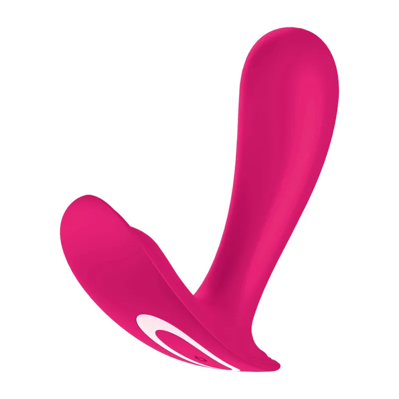 Смарт-вібратор у трусики Satisfyer Top Secret Pink, вагінально-кліторальний, 2 мотори