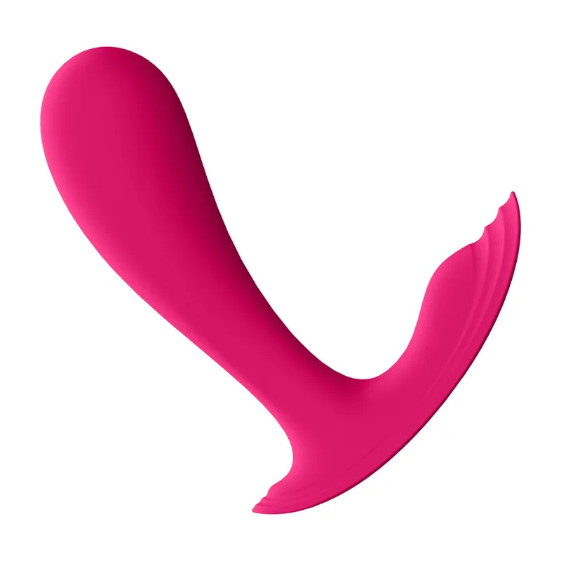 Смарт-вібратор у трусики Satisfyer Top Secret Pink, вагінально-кліторальний, 2 мотори