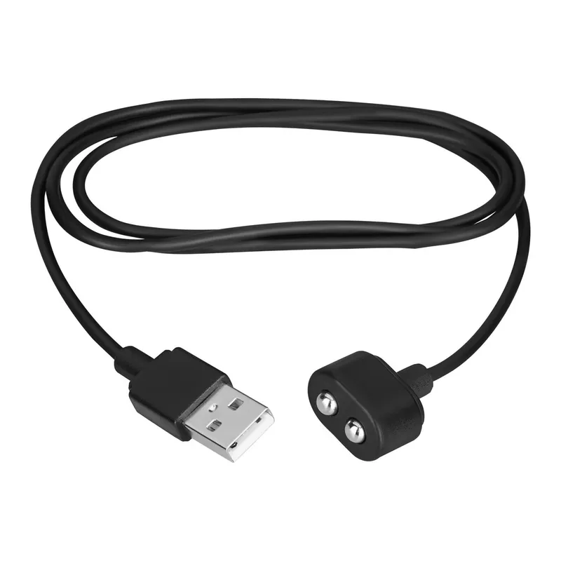 Зарядний кабель Satisfyer USB Charging Cable для іграшок, чорний