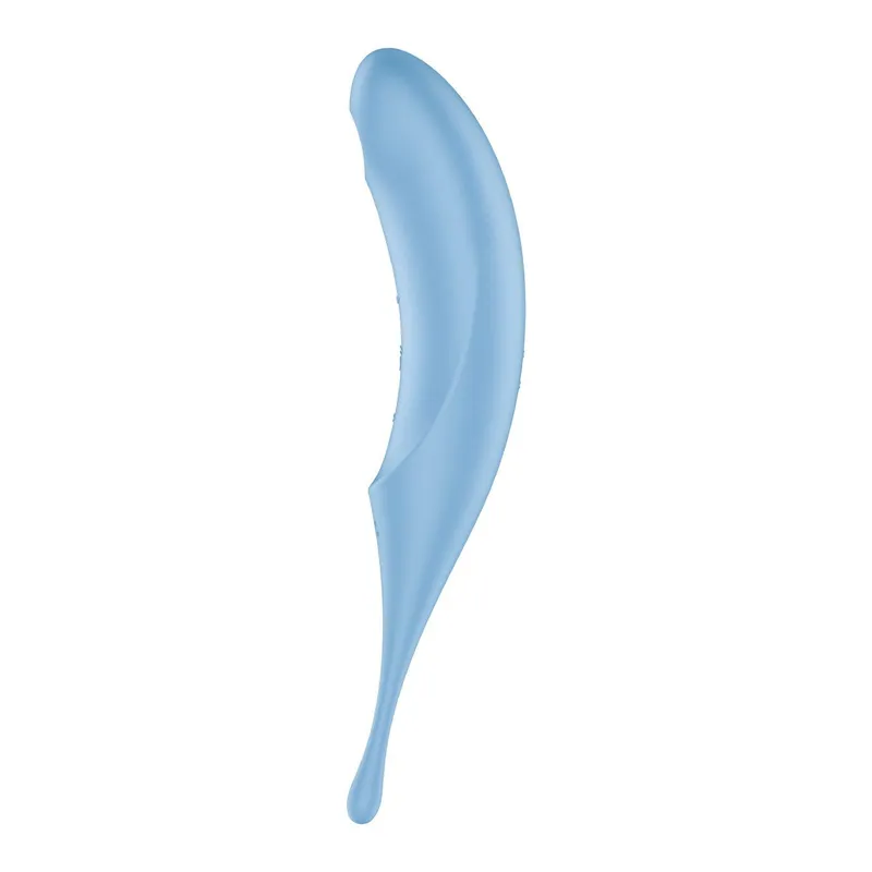 Вібратор для клітора Satisfyer Twirling Pro Blue з вакуумною стимуляцією