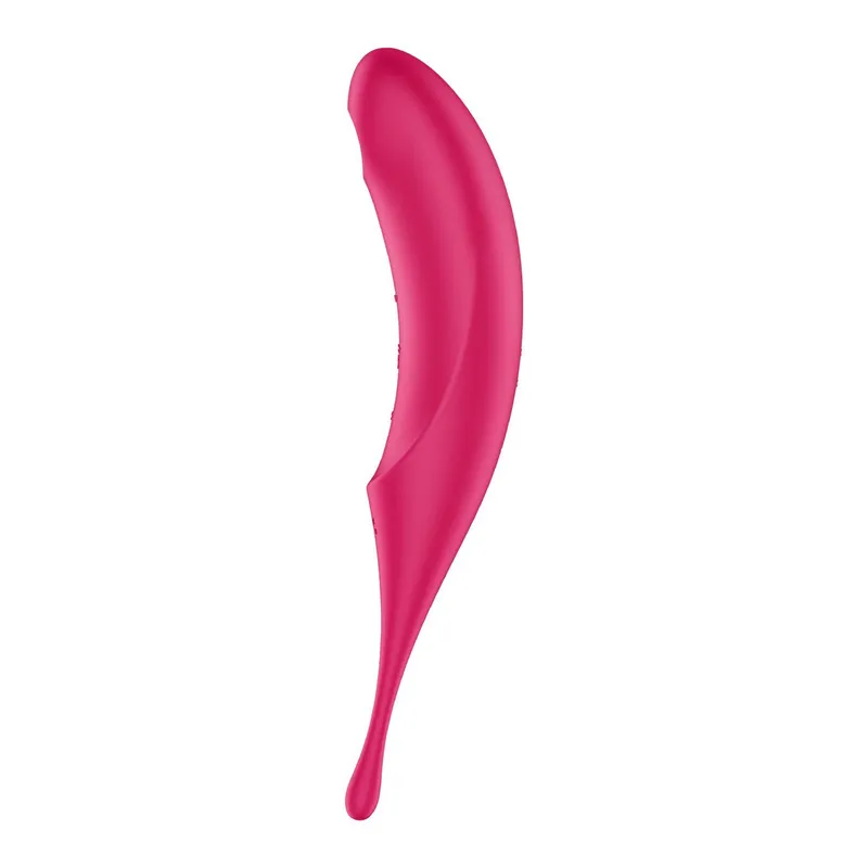Вібратор для клітора Satisfyer Twirling Pro Red з вакуумною стимуляцією