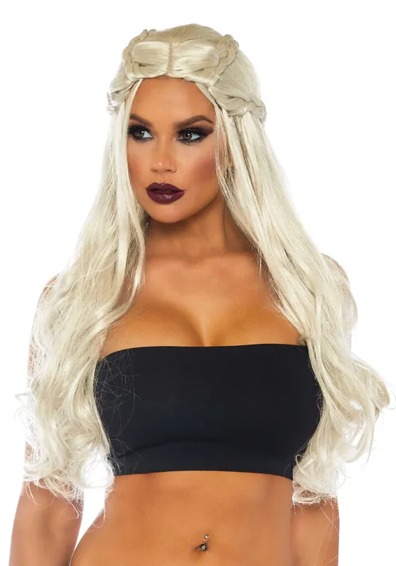 Перука Дейенеріс Таргарієн Leg Avenue Braided long wavy wig Blond, платинова, 81 см