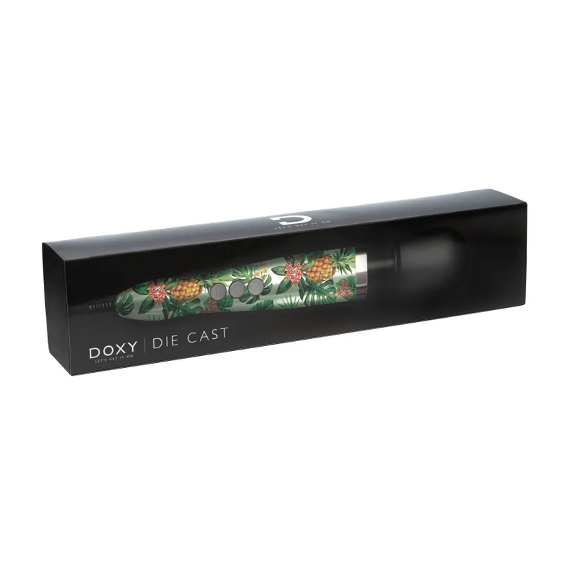 Вібромасажер Doxy Die Cast Pineapple, металевий корпус, живлення 220В