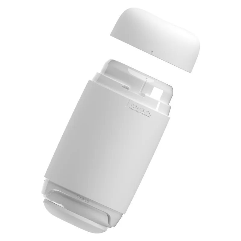 Мастурбатор TENGA PUFFY SUGAR WHITE, ультрам'який, багаторазовий, наскрізний