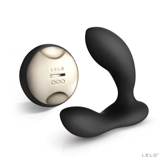 Масажер простати LELO Hugo Black, 2 мотори, пульт ДК