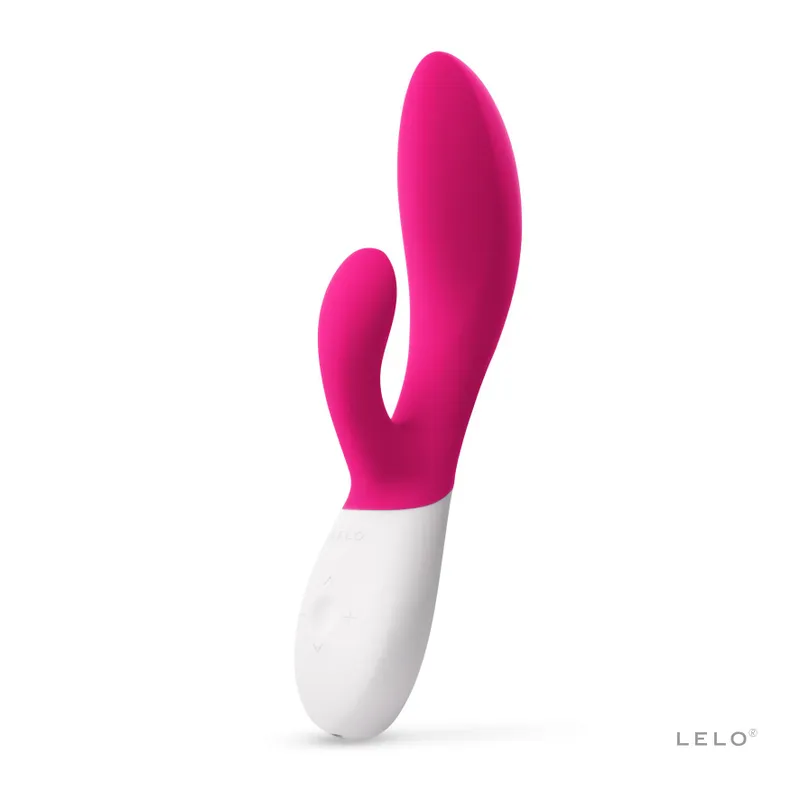 Вібратор-кролик LELO Ina Wave 2 Cerise, рух стовбура та вібрація