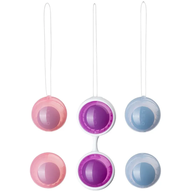 Набір вагінальних кульок LELO Beads Plus, діаметр 3,5 см, 2х28, 2х37 та 2х60 г