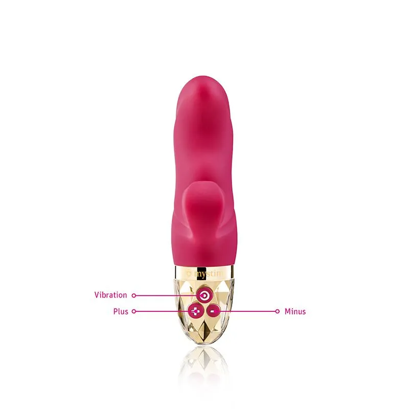 Вібратор-кролик Mystim Hop Hop Bob Fuchsia, потужний мотор, 8 режимів