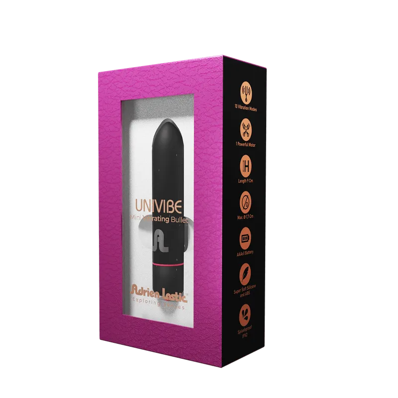 Віброкуля Adrien Lastic Univibe, 10 режимів, силікон, на батарейках