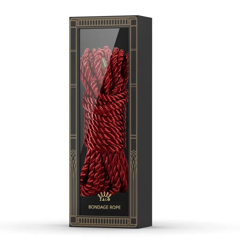 Мотузка для шибарі Zalo Bondage Rope Red, 10 м