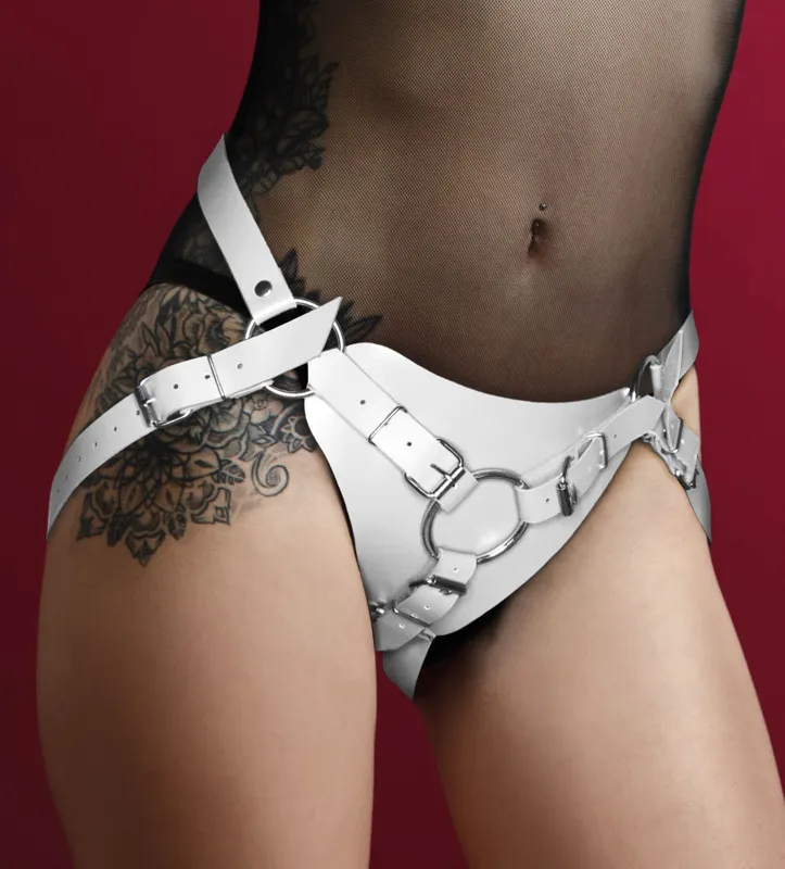 Труси для страпона Feral Feelings Strap-on Harness White