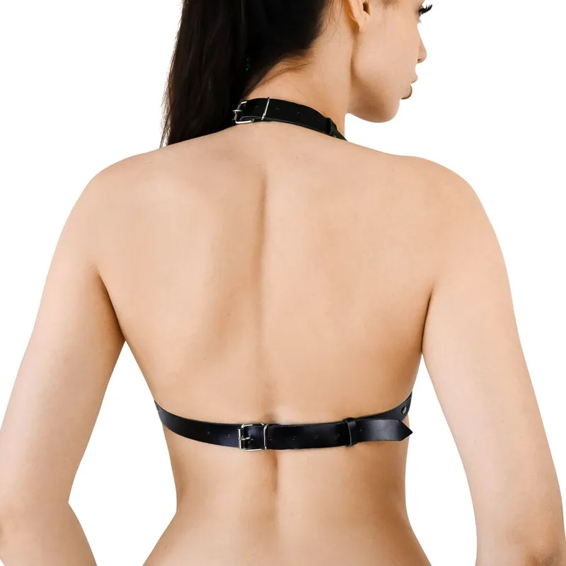 Портупея жіноча Art of Sex - Aiden Leather harness, чорна, XS-M