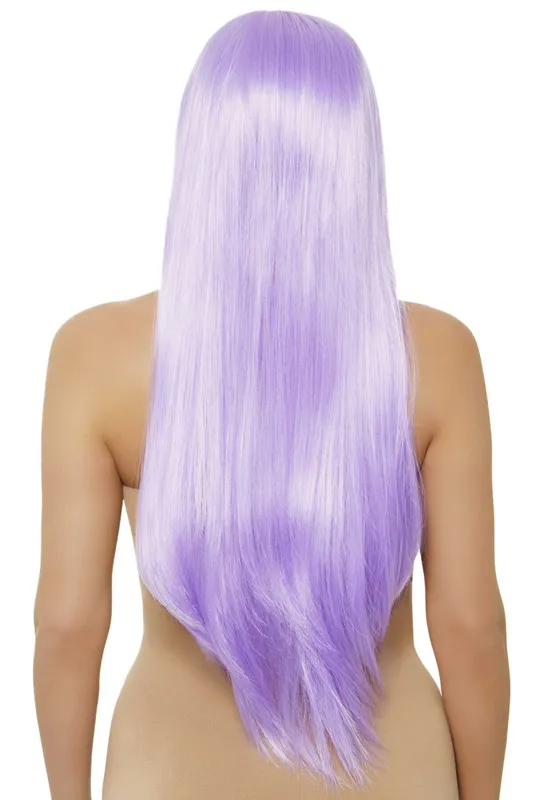 Перука Leg Avenue Long straight center part wig, лавандова, 83 см