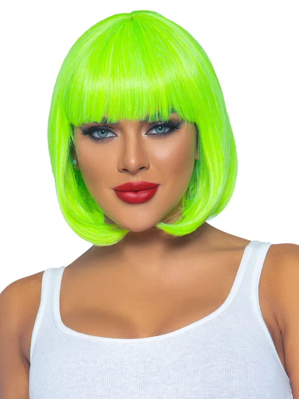 Перука Leg Avenue 12″ Neon short bob wig, неоново-зелена
