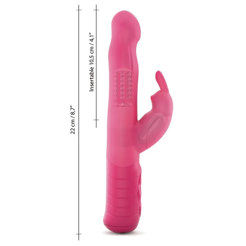 Вібратор-кролик Dorcel Baby Rabbit Magenta 2.0 з перлинним масажем